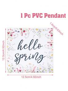 1pc Spring Wildflower Decoration Ornament, Hello Spring Decorations, This Foam Block Decor Makes A Great Gift For Family And Friends, Spring Party Supplies, Floral-Themed Party Decorations, Spring Crafts, Perfect For Home Or Office Shelves And Tiered Trays, Spring Cabinet Decor, Spring Living Room And Bedroom Decor, Spring Room Decor, Spring Home Decor, Spring Gifts, Party Favors - Spring Wildflowers - View 7