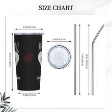 1 chiếc cốc giữ nhiệt chân không bằng thép không gỉ 40oz/20oz - Thiết kế cửa sổ hình trái tim, hai màu tùy chọn, cách nhiệt chân không hai lớp, có tay cầm và ống hút, chống rò rỉ, đồ sưu tầm dành cho fan SKZ, lý tưởng cho trường học, du lịch, thể thao và làm quà tặng Ngày Valentine (giữ nóng và lạnh) - Nhiều màu - Xem 11