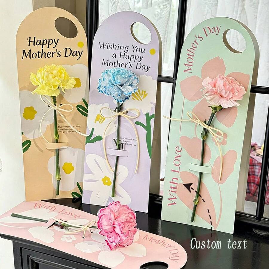 Customized Couple's Card, Customized Love Letter Card, Customized Gift Message Card, Customized Message Card, Customized Gift Card, Customized Postcard, Customized Message Card, Suitable For Parties, Events, Restaurants, Holidays - Mother's Day Handbag - View 1