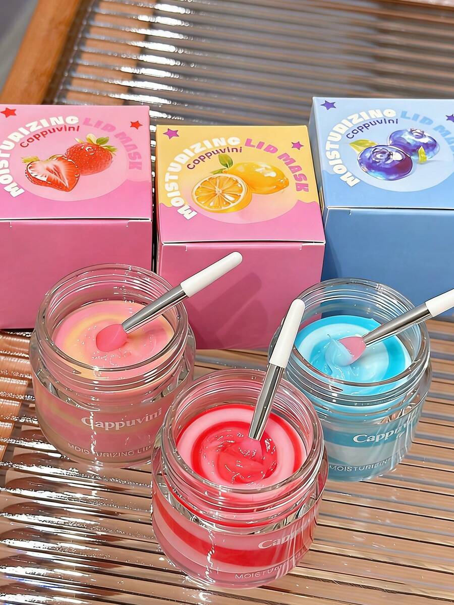Masker Bibir Pelembap CAPPUVINI - Gel Pelembap Segar Tidak Lengket, Perawatan Bibir yang Menutrisi - Spesifikasi - View 1