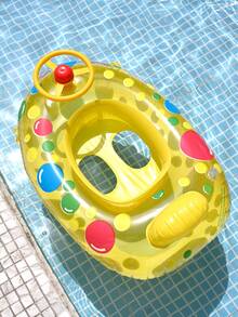 1 Stück kreative Donut-förmige Schwimmring, Kaffee/Grün/Rosa Farbe, aufblasbarer Schwimmring, perfektes Sommergeschenk für Pool- und Strandpartys, Spaß und Entspannung für Erwachsene im Urlaub - Verschiedenfarbig - Übersicht 12