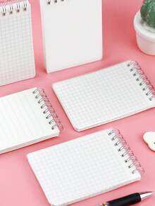 1本透明PP磨砂封面笔记本 便携迷你线圈笔记本 学生笔记本 口袋笔记本 - 多色 - 查看 9