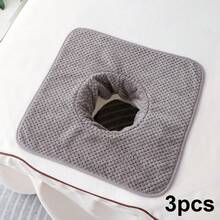 3/6pcs Massage Towels For Beauty Salons, Facial Breathing Hole Pillowcases, SPA Massage Bedspread Towels, Reusable And Durable Towels - Multicolor - View 9