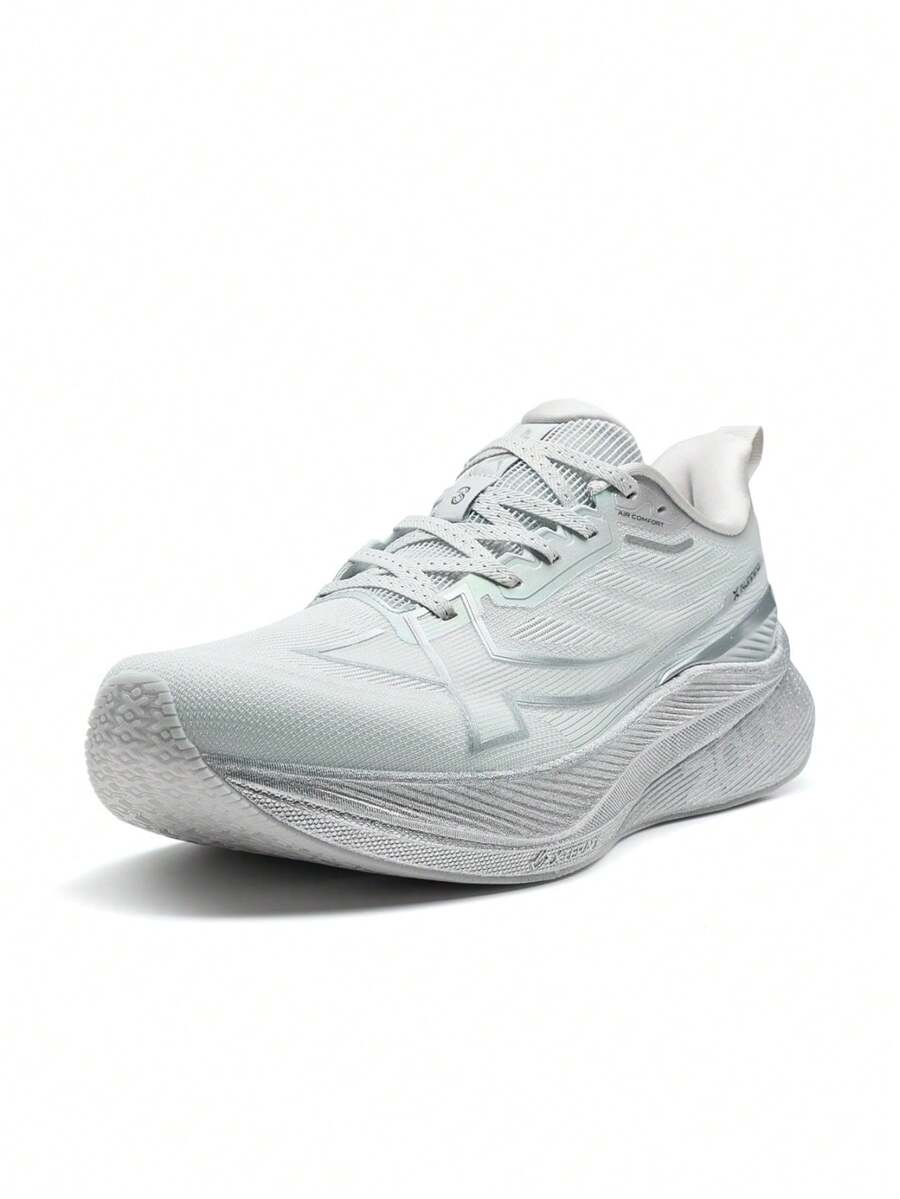 XTEP--2000km 3rd Gen Wear-Resistant Lightweight Running Shoes Men's Training Shoes Running Shoes Jump Rope Shoes Sports Shoes Moon Grey/Silver - Moon Lime/Silver - View 1