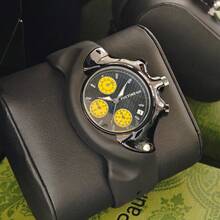 Men's Twisted Asymmetric Y2K Retro Alien Watch Multi Functional Six Needle Fashion Creative Design Gift Chronograph - one-size - View 11