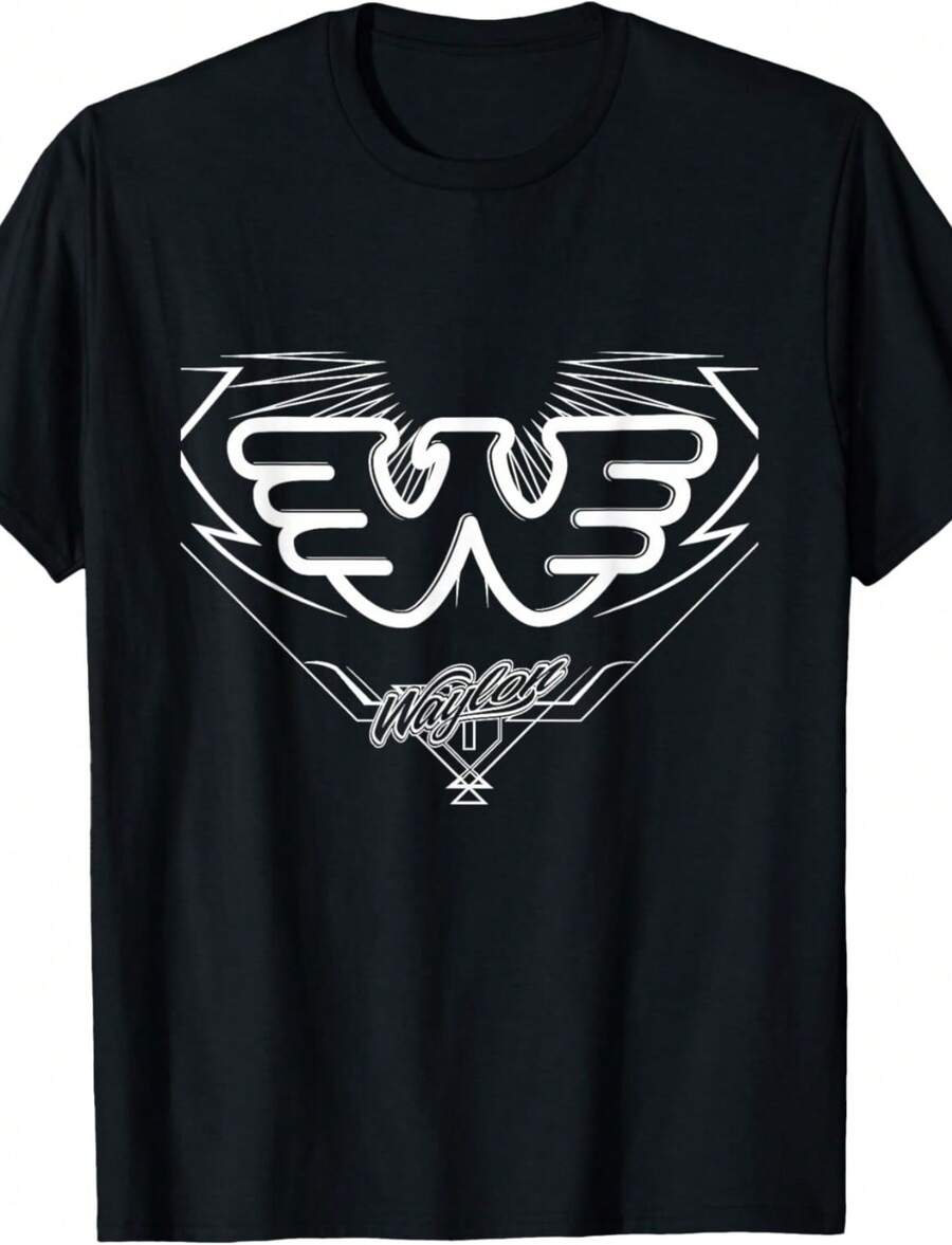 Waylon Jennings - Official Merchandise - Rays T-Shirt - Black - View 1