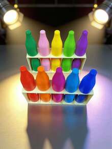 Drink Bottle Matching Game, Teenage Memory Matching Board Game Set, Made Of Material, Color Recognition And Logic Thinking Toy, Interactive Family Board Game, Promotes Social Interaction And Collaborative Thinking, Multi-Player Challenge, Observation And Reaction Training, Interactive Toy, Suitable For Family Gathering Game Night - Multicolor - View 8