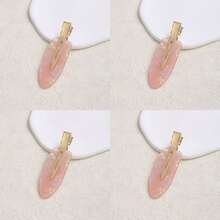 2pcs/4pcs Acetate Material Seamless Hair Clips, Mermaid Side Bangs Claws, Duck Mouth Clips, Makeup Bangs Clips, Delicate Small Hair Accessories - Multicolor - View 4