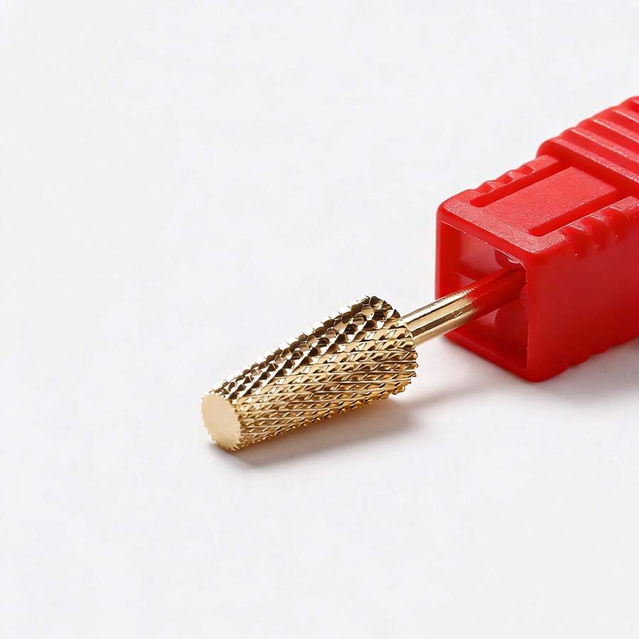 High Quality New Diamond Nail Drill Bits, Conical Milling Cutter, For Gel Acrylic Nail Removal And Manicure Tools & Accessories - Gold - View 1