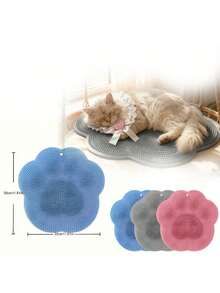 1 件装猫咪梳理垫，猫窝垫，自掉毛设计，底部防滑，四季皆宜，适合大、中、小型猫咪，耐用材质，猫窝，猫垫，猫咪梳理用品，完美宠物礼物 - 彩色 - 查看 2