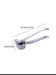 Máy ép tỏi thủ công 3 trong 1 bằng thép không gỉ, máy nghiền tỏi đa năng, máy làm nhuyễn tỏi, dụng cụ ép tỏi, đồ dùng nhà bếp, bao gồm chức năng nghiền tỏi + kẹp hạt + mở nắp chai, máy xay tỏi và gừng nhỏ gọn và bền bỉ. - Nhiều màu - Xem 3