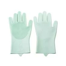 Găng tay chải chuốt thú cưng, bàn chải tắm cho chó bằng silicon với lông mềm, găng tay chống thấm nước thích hợp cho chó và mèo, dùng để tắm, mát-xa và loại bỏ lông rụng. - Nhiều màu - Xem 11