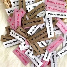 30个纯色时尚织唛，服装配饰，包包，帽子，袜子，装饰品，裤子贴布刺绣可爱DIY配件旅行必备假日必备 - 粉色 - 查看 2