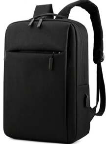 Large Capacity Waterproof Business Backpack, Durable Anti-Wrinkle Commuter Laptop Bag, Casual Rucksack For Men - A - View 2