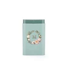 1pc Letter Mini Portable Pill Box, Travel 6 Compartment Pill Organiser, Unisex Pill Box, Initial Letter Printing Pill Container Moisture Resistant Medicine And Vitamin Container Dispenser Organiser, Letters A-Z, 26 Letters To Choose From, Pill Container First Aid Kit Medical Kit Outdoor Travel Accessories Dormitory Essentials - Mint Green - View 34