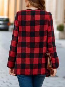 Sweet-Looking Autumn Long-Sleeved Women's Fashionable Windbreaker Girls - Red - View 7