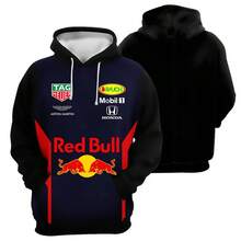 RBR  Sports Sweatshirt With Sublimation Print And Kangaroo Hood - 藍色 - 查看 2