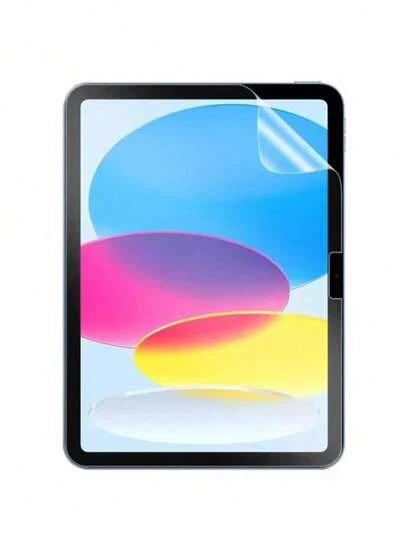 1 pieza Película protectora de pantalla de tableta a prueba de golpes, alta definición, alta transparencia, resistente a los arañazos, cobertura de pantalla completa, resistente a las huellas dactilares, película PET de tacto sensible, compatible con iPad (Air4/5/6)/(7/8/9/10th Gen)/ 11 1A16(2025)/ Air 11-Inch(2026)/ 12 11-Inch(2026), regalo de primavera