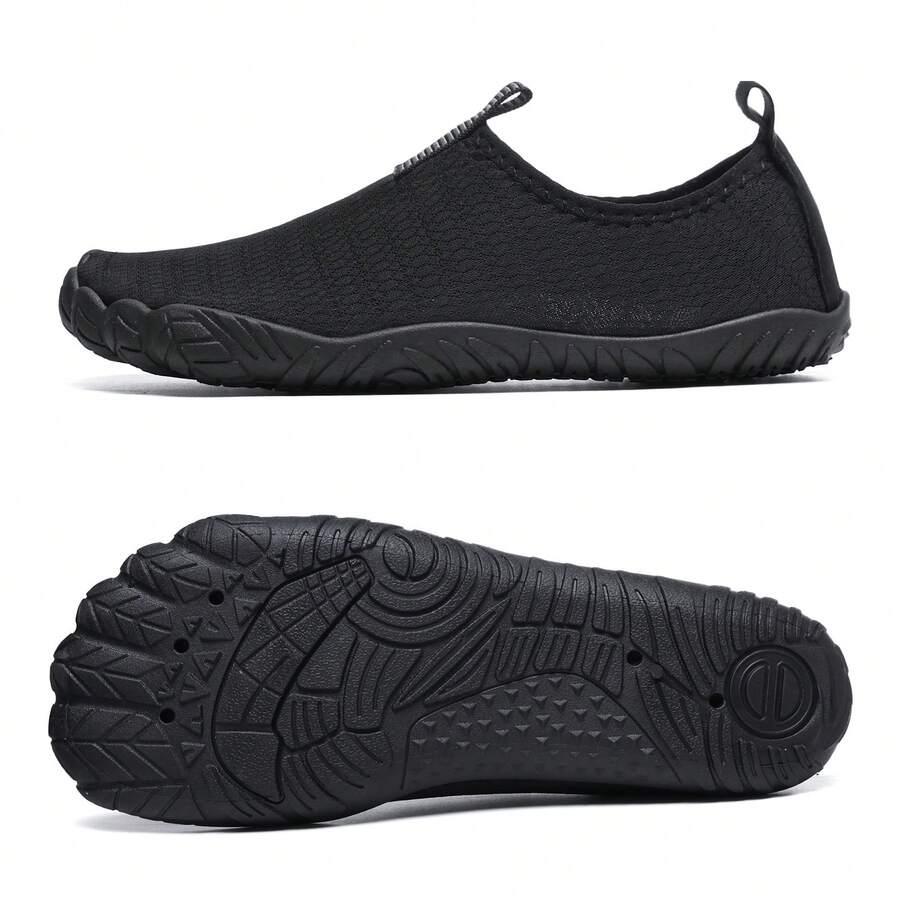 ZIITOP Water Shoes For Women Barefoot Shoes Quick Dry Aqua Outdoor Sports For Swim Pool Beach Surf Walk Water Yoga River Lake Hiking Beach Essentials - 全黑 - 查看 1