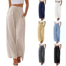 Women Pants - Khaki - View 2