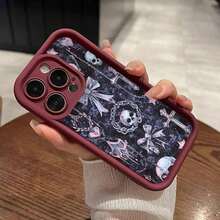 2026 A Creative Phone Case With A Gothic Skeleton Design, Bow, Skull, And Cross For 17, 16, 15 Pro, 14 Plus, 13, 12, 11, And More. Soft Case. Christmas Accessories. Exquisite Phone Cases That Add A Festive Touch, Limited Christmas Edition, Customizable, Personalized Phone Case For 17 Pro, As A Christmas Gift, 16 Promax Case, Hot Item, New Year's Special Offer, The Best Gift Choice For Friends Or Family. Gift Case - 多色1 - 查看 9