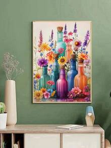 1幅DIY钻石画 - 花瓶，家居装饰，全钻，30*40厘米/40x50厘米 - 套裝 - 查看 5