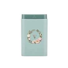 1pc Letter Mini Portable Pill Box, Travel 6 Compartment Pill Organiser, Unisex Pill Box, Initial Letter Printing Pill Container Moisture Resistant Medicine And Vitamin Container Dispenser Organiser, Letters A-Z, 26 Letters To Choose From, Pill Container First Aid Kit Medical Kit Outdoor Travel Accessories Dormitory Essentials - Mint Green - View 18