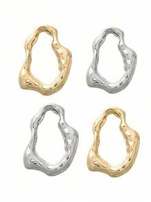 2/4pcs Muslim Women's Fashion Metal Scarf Clips, Used For Decorative Scarf Fixing,Beach,Holiday - Scarf Buckle - View 6