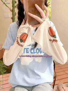 1 đôi ống tay chống nắng mùa hè dành cho nữ, kiểu dáng rộng rãi, thoáng khí, chống tia UV, thích hợp cho các hoạt động ngoài trời, thể thao, bãi biển, giữ ấm tay, quà tặng ngày lễ. - Nhiều màu - Xem 6
