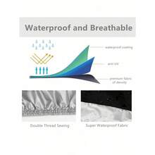 Waterproof Cover For Motorcycle And Bicycle, Rainproof And Dustproof - A - View 3