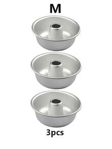 Vui lòng lưu ý kích thước khi mua hàng! Khuôn nướng bánh chiffon rỗng 1/3/4, khuôn bánh tròn bằng hợp kim nhôm, khuôn bánh donut mini, khuôn bánh hình ống khói thiên thần rỗng, có nhiều kích thước khác nhau, kích thước S là khuôn mini phù hợp cho gia đình và các bữa tiệc (Vui lòng lưu ý kích thước khi mua hàng!) - Nhiều màu - Xem 21