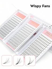 120pcs Handmade 5D/7D Black Soft & Long False Eyelashes - View 10