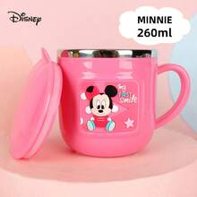 Disney 316 Stainless Steel Milk Cup With Scale, Anti-Drop Children's Breakfast Cup, Baby Milk Cup - Multicolor - View 10