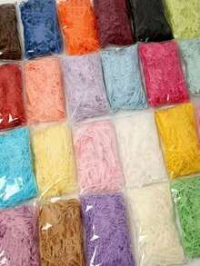20g/50g/100g Riempitivo per cesto di Pasqua, carta colorata sminuzzata, erba artificiale arricciata premium, adatto per cesti di Pasqua, confezioni regalo fai-da-te, decorazioni per feste di caccia alle uova, decorazioni per la casa e la camera da letto, riempitivo per regali della Festa della Mamma, del Papà e di laurea - Visualizzare 12
