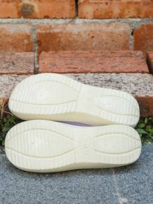 Asymmetrical Camouflage Patchwork Slip-On Casual Shoes, Breathable Lightweight Outdoor/Commute Shoes - Pinkish-purple - View 6