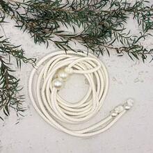 5/4/3/2/1 件复古装饰腰链皮绳细腰带，适合装饰连衣裙，简约百搭，可搭配毛衣，适合夏季日常穿着，多种颜色可选，适合所有季节 - 彩色 - 查看 2