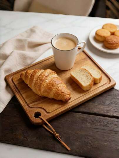 木质托盘，多功能厨房托盘，奶酪板，熟食板，带导流槽的木质托盘，适用于牛排、披萨、水果、开胃菜、寿司等，厨房用品，厨房配件，厨房工具，适合母亲节、父亲节、感恩节、复活节等节日。