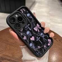 2026Una funda para teléfono creativa con diseño gótico de esqueleto, lazo, calavera y cruz para 17 16 15 Pro 14 Plus 13 12 11 y , funda suave. Accesorios navideños. Fundas de Teléfono Exquisite que Añaden un Toque Festivo, Edición Limitada Navideña, Personalizables, Funda Personalizada para Teléfono 17 Pro, como Regalo Navideño, Funda 16 Promax, Artículo de  Caliente, Oferta Especial de Año Nuevo, la Mejor Opción de Regalo para Amigos o Familiares. Estuche Para Rega - Multicolor 3 - Ver 6