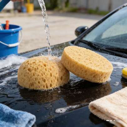 Wabenschwamm-Scheuerschwamm, multifunktional für Küche, Wand & Auto Reinigung, super saugfähiger Haushaltsreinigungsschwamm