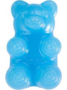 Outward Hound Gummiez Dog Toy & Treat Stuffer, 4.″ X 3″ Blue Raspberry-Scent Interactive Chew Dogs, Promote Healthy Teeth, Gums & Mental Enrichment, Reduce Boredom & Support Dental - 熊 - 查看 1