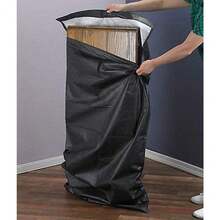 Table Leaf Storage Bag Padded 2 Pack Waterproof Heavy Duty Dining Table Leaf Bag with Adjustable Closure 51x 28in Extra Thick Flannel Backing Table Leaf Cover Fit 48x24in Leaves Black - Paquete de 51x282 - Ver 3