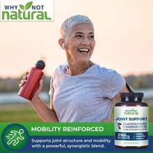 Glucosamine Chondroitin Joint Support 2 Pack, Mobility & Flexibility Capsules With MSM & Hyaluronic Acid, 240 Count Total - 180g - Xem 4