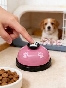 1 chiếc chuông huấn luyện thông minh cho thú cưng, huấn luyện thú cưng rung chuông để thể hiện nhu cầu, giảm tiếng sủa và hành vi phá hoại, phát ra âm thanh rõ ràng khi nhấn, thích hợp cho việc gọi thú cưng hàng ngày, kích thích nhận thức, hỗ trợ thú cưng già, đồ chơi giải đố tương tác, tăng cường giao tiếp giữa người và thú cưng, đồ dùng cho thú cưng - Nhiều màu - Xem 4