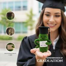 1PCMAMAGIFTREE Graduation Gifts Graduation Decorations 2026 Pickle Funny Handmade Crochet Grad Gifts For Him Her Graduation Cards- Cute Congrats Class High... - Multicolor - View 7