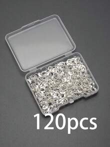 20/120/260个镀银/镀金龙虾扣项链手链连接器，锌合金龙虾扣连接器，创意DIY珠宝制作材料，大号龙虾扣串珠项链手链连接器DIY配件 - 龍蝦扣 - 查看 15