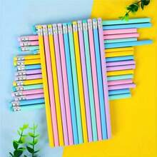 30支混合装铅笔，HB铅笔，马卡龙木质铅笔，果冻铅笔，返校用品 - A - 查看 8