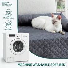 1pc Anti-Slip, Scratch-Resistant Pet Sofa Bed With Removable & Washable Cover And Cushion, Designed For Pets Including Dogs And Cats, Made Of Soft Breathable Fabric - Multicolor - View 4