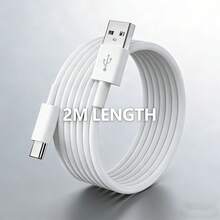 1条装[3英尺/6英尺/10英尺] USB转USB-C快速充电线，兼容 17/16/15充电器，兼容苹果17/16/15/Pro/Pro Max/Plus长款Type-C车载充电线，支持CarPlay功能，兼容三星Galaxy S25/S24/S23/S22/S21/S20等手机 - 彩色 - 查看 13