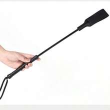 1pc High Quality Genuine Leather Riding Crop - 50cm/19.68 Inches, Suitable For Equestrian Training And Riding, Training Equipment - Multicolor - View 6