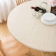 Tablecloths - Cream Wood - View 5